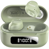 NC9 Hybrid Active Noise Cancelling Wireless Earbuds, 6 Mics ENC Clear Call, IPX8 Waterproof