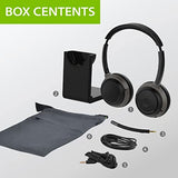 Clear Talking, Hi-Fi Music, Low Latency, Wireless Headphones with Charging Base for Computer, PC, Laptop