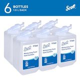 Scott Professional Moisturizing Foam Hand Sanitizer (91560), 1.0 L, Foaming, Clear, Fresh