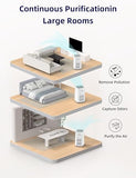 Nuwave OxyPure ZERO Air Purifier with Washable and Reusable Bio Guard Tech Air Filter, Large Room Up to 2002 Ft², Air Quality Monitor