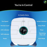 Air Oasis iAdapt 2.0 H13 HEPA Filter Air Purifier | Reduces Up To 99% of Viruses, Mold, Dust, Smoke, Pollen & Odors | 5,474 Sq Ft of Clean Air
