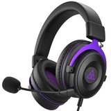 Headset with Microphone for PC, PS4,PS5, Xbox - Detachable Noise Canceling Mic, 3D Surround Sound
