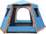 Quickly Set up an Outdoor Camping Tent with a Large Space, Suitable for 4 to 8 People. This is a self-Stretching Pole Double-Layer Tent that is Rainproof and Sunproof. It is a Family Tent.