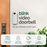 All-new Blink Video Doorbell + Outdoor 4 – Wireless smart security cameras, head-to-toe HD view