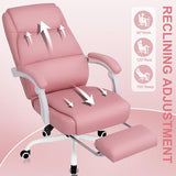 Misolant Big and Tall Office Chair with Footrest, High Back Desk Chair