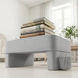 Soft Lap Desk Pillow for Laptop,Ultimate Lap Pillow with Cup Holder Pocket,Comfort Laptop Lap Desk for Bed