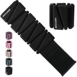 Ankle Weights Set of 2 (2 lb Each) Adjustable Wrist Weights for Women Men Wearable Arm Leg Weight for Pilates, Running, Walking, Workout, Yoga, Black
