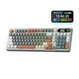 Wireless Mechanical Keyboard BT/2.4G/USB-C, Hot Swappable, Software Support, Creamy Sounding,