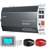 4000W Pure Sine Wave Inverter 12V DC to 120V AC Converter with LCD Remote