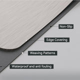 Office Chair Mat for Hardwood Floor, 35" x 48" Desk Computer Chair Mat for Hard Wood and Tile Floor, Large Anti-Slip Hard Floor