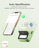 Label Maker Inkless Bluetooth Label Printer, 2 Inch Portable Thermal Sticker Machine for Small Business, Address, Logo, Clothing
