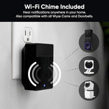 WYZE Wireless Duo Cam Video Doorbell (Chime Included), Battery Powered, 2K Full HD Video