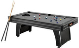Fat Cat Tucson 7 Foot Pool Table with Automatic Ball Return, Billiard Table with Arcade Style Black Finish, 818 Bumpers, Includes Cues and Balls