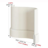 Folding Room Divider Partition - 6x1.8m Retractable Paper Privacy Screen for Indoor Use