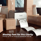 WiFiMAX Thermal Printer | Wireless Wi-Fi AirPrint 4x6 Shipping Labels Printer | Compatible with iPhone iOS, MacOS