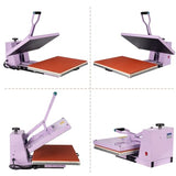 16x24 Heat Press Machine for T Shirts, 1.8-2kw, 72.77lbs High Pressure
