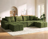 Vipbear 152" Oversized Modular Sectional Sofa, Boneless Couch for Living Room