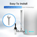 Waterdrop Sight Glass Spigot, Replacement for The Berkey® Gravity-Fed Water Filtration System, Clear View Water Level with Red Floating Ball, Durable Metal Material