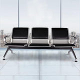 3-Seat Office Reception Guest Chairs for Office, Hospital, Airport, Bank & Lobby,