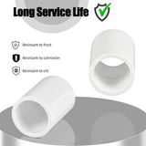 ATIVITOL 20Pcs 1/2" PVC Coupling Pipe Fittings (Socket x Socket) Schedule 40, 1/2 Inch PVC Fittings Connectors used For Sprinkler, Plumbing and Irrigation