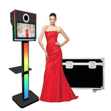 Aookely Portable DSLR Photo Booth Machine for Events with Flight Case