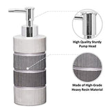 Zahari Home 4pc Modern Line Modern Bathroom Accessories Set Modern Soap Dispenser, Tumbler, Tooth Brush Holder and Dish Soap Holder Luxury Contemporary Grey Decor Unique Design Luxury Bath Set