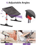 Computer Tray Laptop Stand with Book Stand,Wrist Rest, Storage Drawer Foldable Lap Desk for Adults Kids Writing Work Study Couch