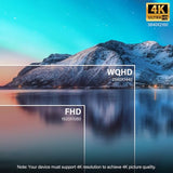 InnoView Dual Portable Monitor 23.8" 3840x2160P 4K 100% sRGB 315°Adjustable Dual Stacked Foldable Monitor