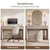 SICOTAS Office Computer Desk with 4 Drawers Modern Executive Writing Desk