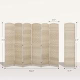 HOMCOM Room Divider, 6 Ft 6 Panel Folding Privacy Screen