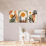 daktenn Boho Wall Art Set of 3 Matisse Wall Art Minimalist Wall Art Abstract Geometric Prints for Bathroom Bedroom Living Room 18"x24"x3 Panels