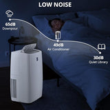 GAOMON 14000BTU Portable Air Conditioners Cool Up to 750 Sq.Ft, 4 in 1 Portable AC Unit/Dehumidifier/3 speeds fan/Sleep Mode, with Remote Control and Window Kit