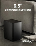 ULTIMEA 7.1 Surround Sound System with Dolby Atmos, Stereo Shelf System