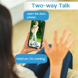 Smart Human Detection, Real-time Alert, FHD Night Vision, Two-Way Audio, IP65 Waterproof, 2.4Ghz WiFi