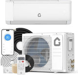 Towallmark 22 SEER2 12000 BTU Ductless Mini Split AC with Heater, 110V WiFi-Enabled Inverter Air Conditioner for Rooms up to 550 Sq.Ft, Includes Remote Control