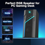 USB Powered Stereo Computer Speakers for Monitor, Laptop and Gaming Setup