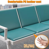 Waiting Room Bench Set, Waiting Room Chairs with Arms and Backrests, Office Guest Reception Chairs