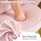 VINGLI Petal Makeup Vanity Chair with Back,Flower Cute Girls Desk Chair