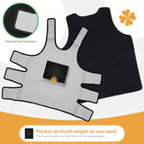 Weighted Vest, Compression Vest with Adjustable Weight Fit, Adjustable Breathable Compression Vest for Processing Issue