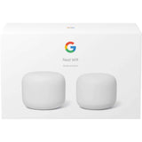 Nest WiFi Router with 1 Point - Mesh for Wireless Internet Wi-Fi Extender Smart Speaker Works and Google Home Systems Snow