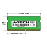 A-Tech 8GB DDR4 2400 MHz SODIMM PC4-19200 (PC4-2400T) CL17 Non-ECC Laptop RAM Memory Module