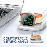 for Apple Watch Magnetic Charging Dock - Fast Magnetic Charger Stand, Compatible with Apple Watch Series 2/3/4/5/6/7/8/9/10/11/Ultra 1 2 3, Supports Nightstand Mode, Portable Design for Travel