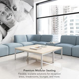Bush Business Furniture Modular 5 Seater L Shaped Sectional Lounge Sofa