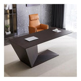 zhongxlla Standing Desk, Simple Modern Light Luxury Design Study Desk