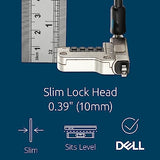 Slim N17 2.0 Combination Laptop Lock for Wedge-Shaped Slot Dell Laptops