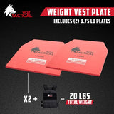 WOLF TACTICAL Weight Vest Plates – 5.75/8.75/14.5/19.75LB Pairs – Weighted Plates for Vest – Strength Training, Running, Walking, Workouts, Men & Women