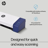 HP Compact Desktop Duplex USB Mobile Document & Photo Scanner with Auto-Feed Tray for Portable 2-Sided