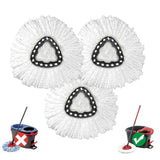 3 Pack Mop Head Replacement, Compatible for EasyWring 1-Tank System