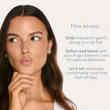 Ravie Beauty Soft Definition™ Longwear Lip Liner – Smudge-Resistant, Waterproof Precision Pencil for Effortless Shaping – Vegan & Cruelty-Free All-Day Wear Lip Definition (Mocha)
