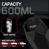 SZEOF Car Trash Can with Lid, Portable Vehicle Auto Garbage Can, Diamond Design Mini Garbage Bin (1 Pack,Black)